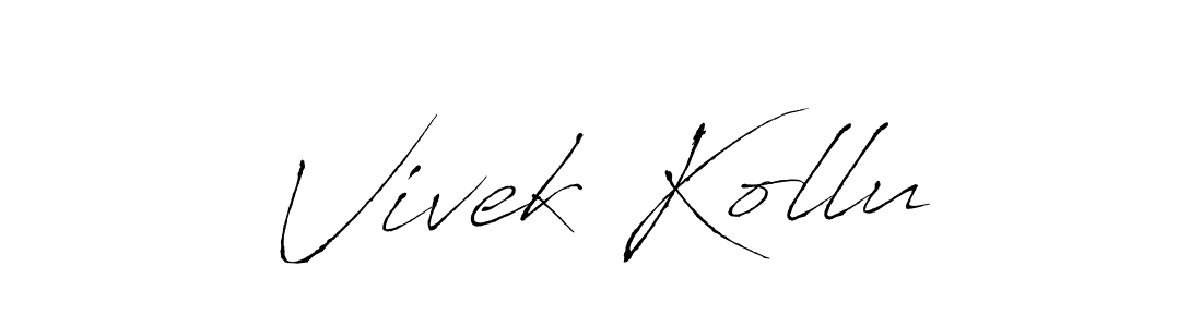 Also You can easily find your signature by using the search form. We will create Vivek Kollu name handwritten signature images for you free of cost using Antro_Vectra sign style. Vivek Kollu signature style 6 images and pictures png