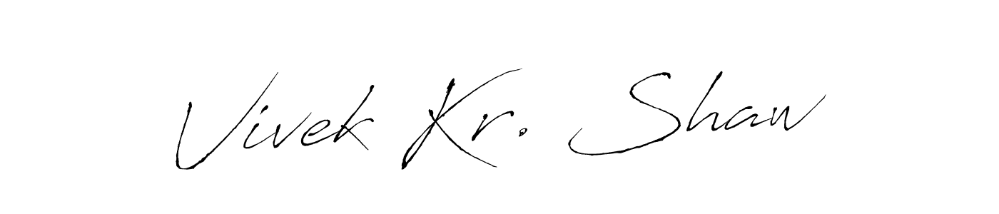 The best way (Antro_Vectra) to make a short signature is to pick only two or three words in your name. The name Vivek Kr. Shaw include a total of six letters. For converting this name. Vivek Kr. Shaw signature style 6 images and pictures png