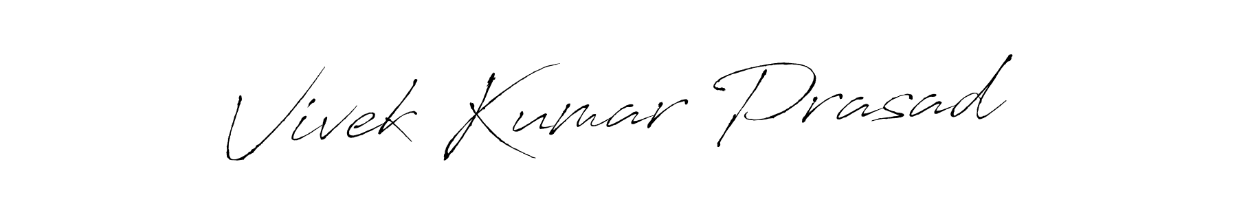 Vivek Kumar Prasad stylish signature style. Best Handwritten Sign (Antro_Vectra) for my name. Handwritten Signature Collection Ideas for my name Vivek Kumar Prasad. Vivek Kumar Prasad signature style 6 images and pictures png