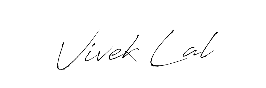 You should practise on your own different ways (Antro_Vectra) to write your name (Vivek Lal) in signature. don't let someone else do it for you. Vivek Lal signature style 6 images and pictures png