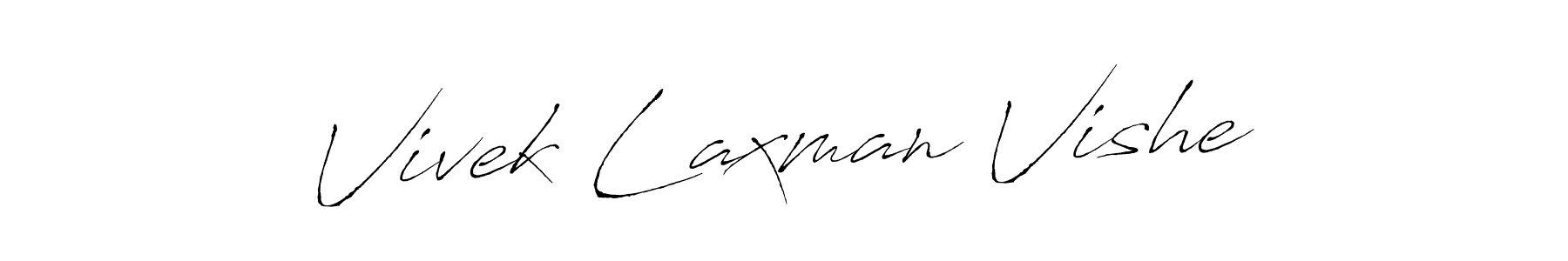 Use a signature maker to create a handwritten signature online. With this signature software, you can design (Antro_Vectra) your own signature for name Vivek Laxman Vishe. Vivek Laxman Vishe signature style 6 images and pictures png