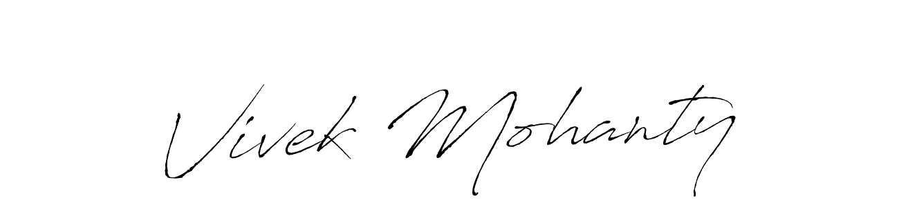 You should practise on your own different ways (Antro_Vectra) to write your name (Vivek Mohanty) in signature. don't let someone else do it for you. Vivek Mohanty signature style 6 images and pictures png