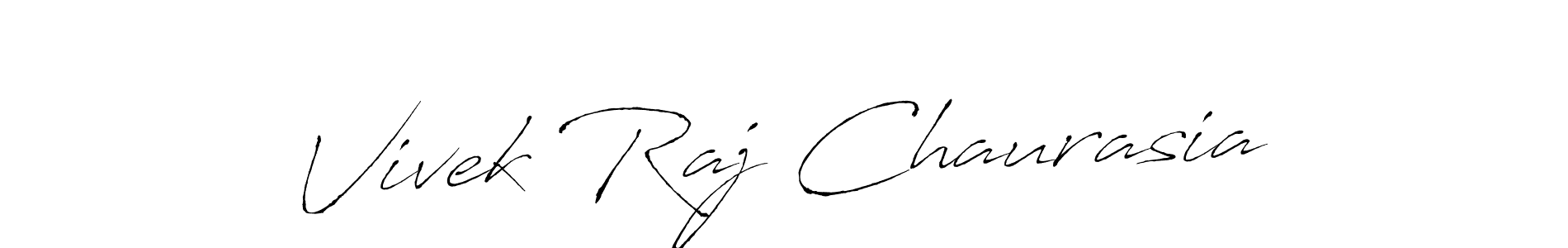This is the best signature style for the Vivek Raj Chaurasia name. Also you like these signature font (Antro_Vectra). Mix name signature. Vivek Raj Chaurasia signature style 6 images and pictures png