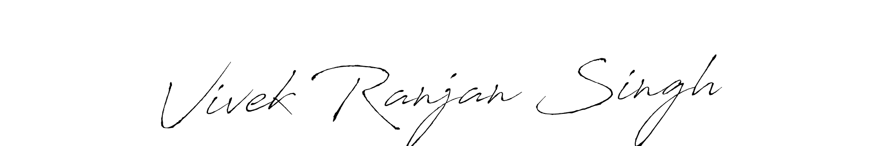 How to make Vivek Ranjan Singh signature? Antro_Vectra is a professional autograph style. Create handwritten signature for Vivek Ranjan Singh name. Vivek Ranjan Singh signature style 6 images and pictures png