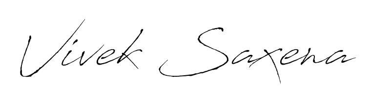 Stand out with a creative autograph for Vivek Saxena. The Antro_Vectra styling blends modern aesthetics with classic signature flourishes. Vivek Saxena signature style 6 images and pictures png