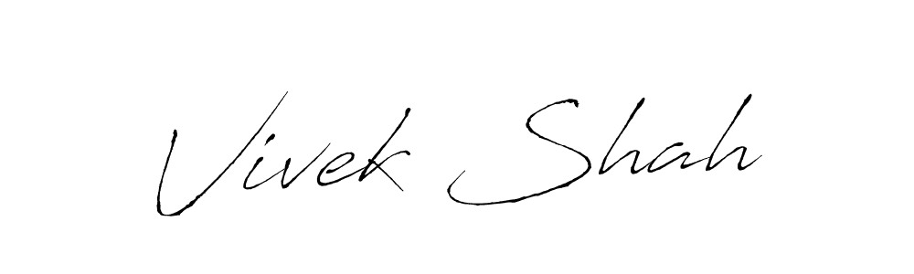 Antro_Vectra is a professional signature style that is perfect for those who want to add a touch of class to their signature. It is also a great choice for those who want to make their signature more unique. Get Vivek Shah name to fancy signature for free. Vivek Shah signature style 6 images and pictures png