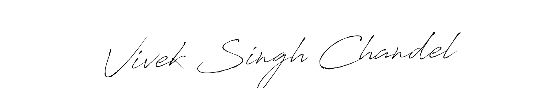 Vivek Singh Chandel stylish signature style. Best Handwritten Sign (Antro_Vectra) for my name. Handwritten Signature Collection Ideas for my name Vivek Singh Chandel. Vivek Singh Chandel signature style 6 images and pictures png