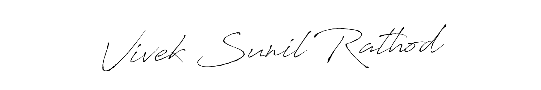 Also we have Vivek Sunil Rathod name is the best signature style. Create professional handwritten signature collection using Antro_Vectra autograph style. Vivek Sunil Rathod signature style 6 images and pictures png