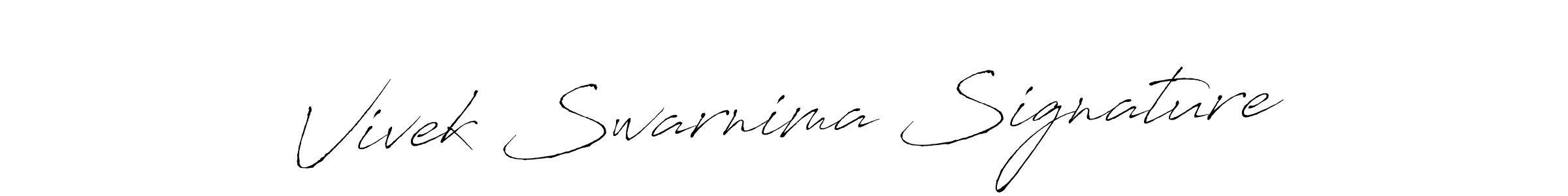 Once you've used our free online signature maker to create your best signature Antro_Vectra style, it's time to enjoy all of the benefits that Vivek Swarnima Signature name signing documents. Vivek Swarnima Signature signature style 6 images and pictures png