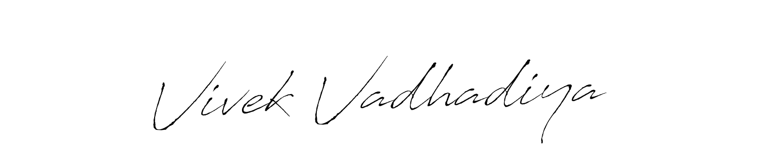 Also You can easily find your signature by using the search form. We will create Vivek Vadhadiya name handwritten signature images for you free of cost using Antro_Vectra sign style. Vivek Vadhadiya signature style 6 images and pictures png