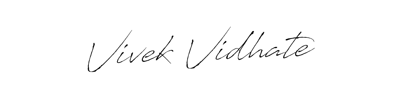 You can use this online signature creator to create a handwritten signature for the name Vivek Vidhate. This is the best online autograph maker. Vivek Vidhate signature style 6 images and pictures png