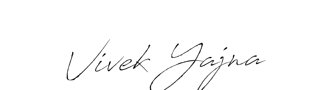 Make a beautiful signature design for name Vivek Yajna. With this signature (Antro_Vectra) style, you can create a handwritten signature for free. Vivek Yajna signature style 6 images and pictures png