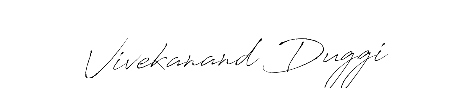 Similarly Antro_Vectra is the best handwritten signature design. Signature creator online .You can use it as an online autograph creator for name Vivekanand Duggi. Vivekanand Duggi signature style 6 images and pictures png