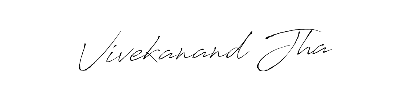It looks lik you need a new signature style for name Vivekanand Jha. Design unique handwritten (Antro_Vectra) signature with our free signature maker in just a few clicks. Vivekanand Jha signature style 6 images and pictures png