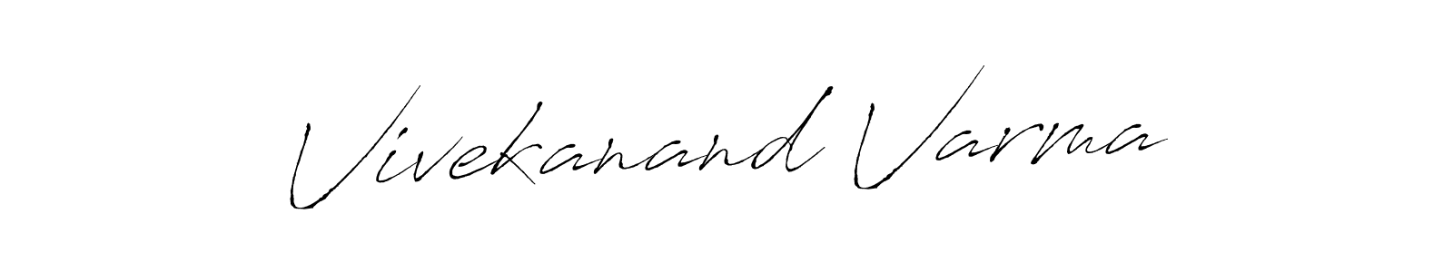 Design your own signature with our free online signature maker. With this signature software, you can create a handwritten (Antro_Vectra) signature for name Vivekanand Varma. Vivekanand Varma signature style 6 images and pictures png