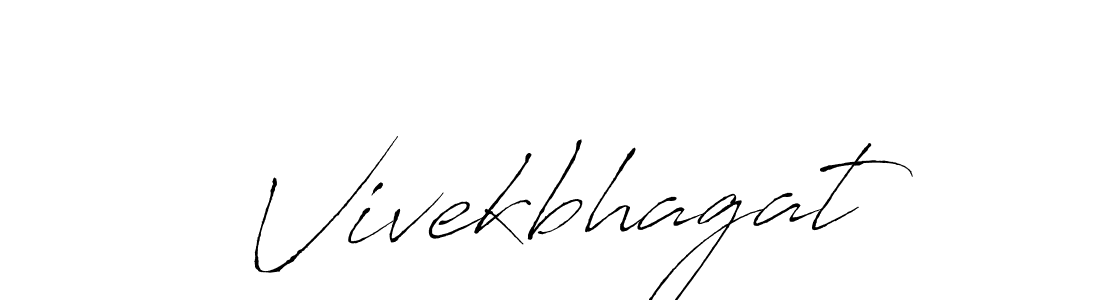 How to make Vivekbhagat name signature. Use Antro_Vectra style for creating short signs online. This is the latest handwritten sign. Vivekbhagat signature style 6 images and pictures png