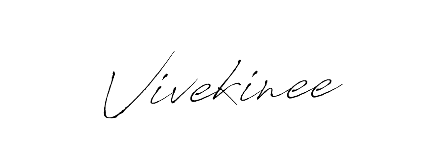 Design your own signature with our free online signature maker. With this signature software, you can create a handwritten (Antro_Vectra) signature for name Vivekinee. Vivekinee signature style 6 images and pictures png