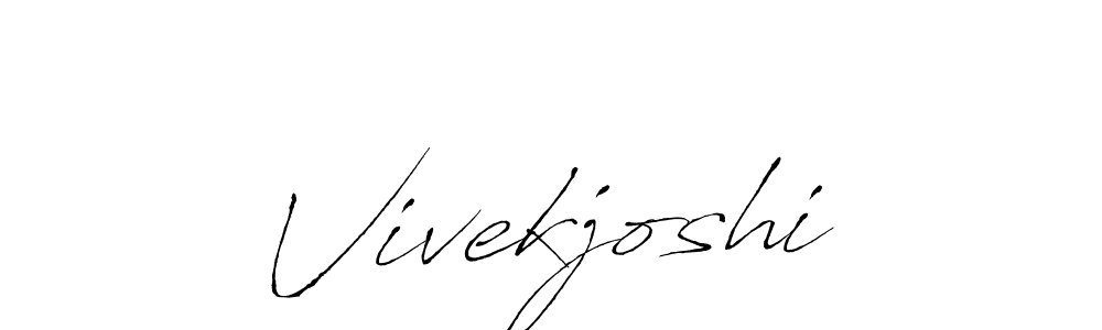 Vivekjoshi stylish signature style. Best Handwritten Sign (Antro_Vectra) for my name. Handwritten Signature Collection Ideas for my name Vivekjoshi. Vivekjoshi signature style 6 images and pictures png