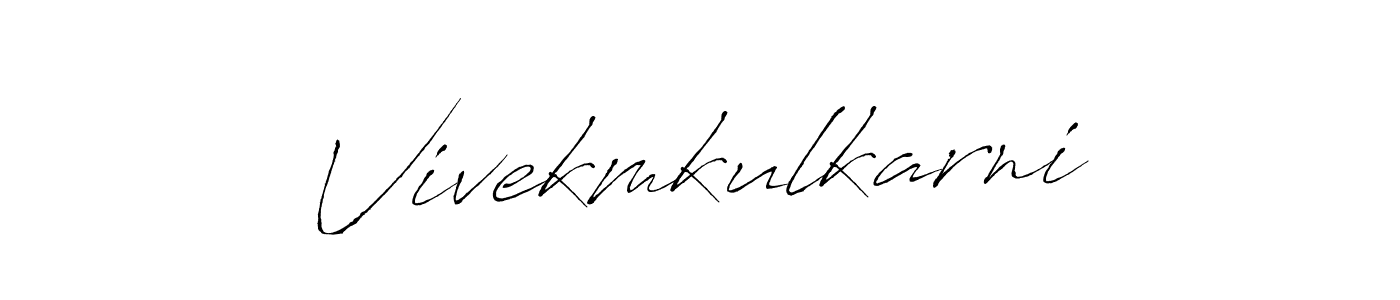 Vivekmkulkarni stylish signature style. Best Handwritten Sign (Antro_Vectra) for my name. Handwritten Signature Collection Ideas for my name Vivekmkulkarni. Vivekmkulkarni signature style 6 images and pictures png