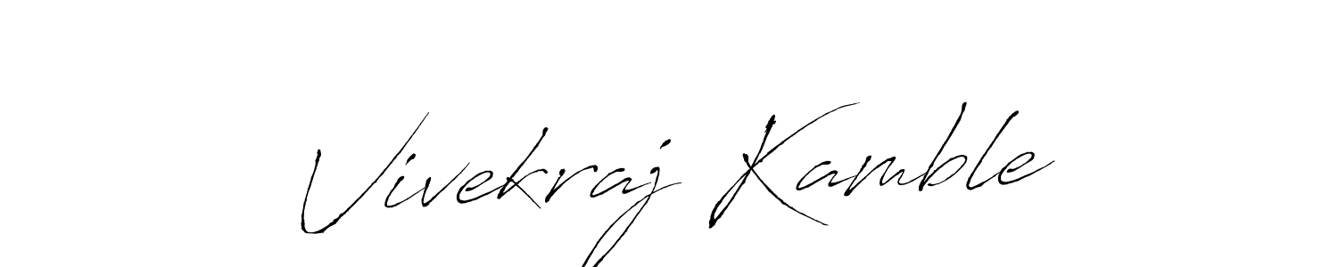 Also we have Vivekraj Kamble name is the best signature style. Create professional handwritten signature collection using Antro_Vectra autograph style. Vivekraj Kamble signature style 6 images and pictures png