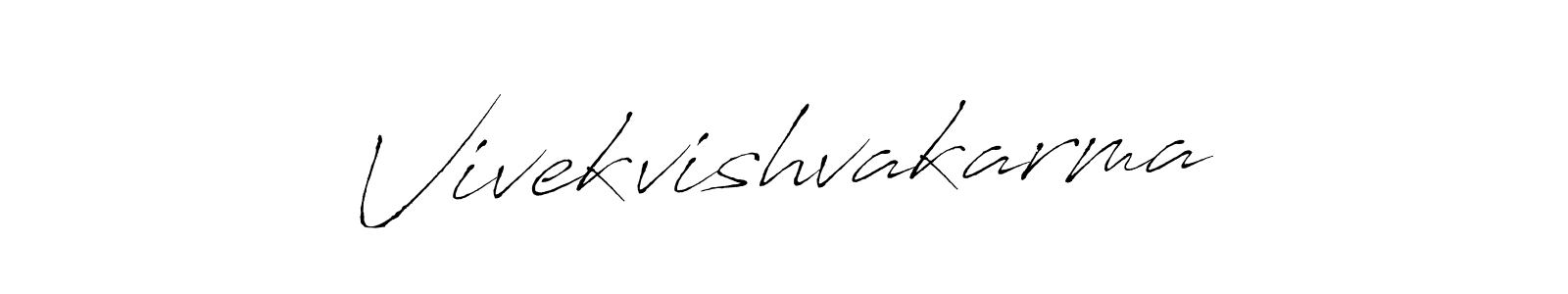 Make a beautiful signature design for name Vivekvishvakarma. With this signature (Antro_Vectra) style, you can create a handwritten signature for free. Vivekvishvakarma signature style 6 images and pictures png