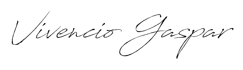 Also You can easily find your signature by using the search form. We will create Vivencio Gaspar name handwritten signature images for you free of cost using Antro_Vectra sign style. Vivencio Gaspar signature style 6 images and pictures png