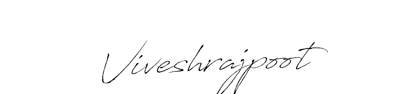 Viveshrajpoot stylish signature style. Best Handwritten Sign (Antro_Vectra) for my name. Handwritten Signature Collection Ideas for my name Viveshrajpoot. Viveshrajpoot signature style 6 images and pictures png