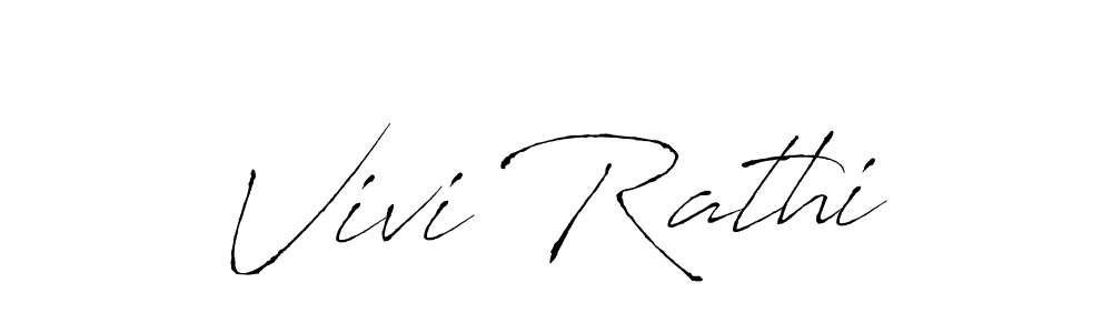 The best way (Antro_Vectra) to make a short signature is to pick only two or three words in your name. The name Vivi Rathi include a total of six letters. For converting this name. Vivi Rathi signature style 6 images and pictures png