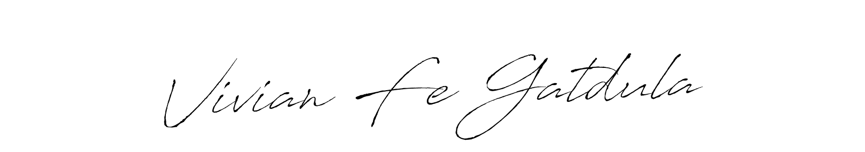 Also You can easily find your signature by using the search form. We will create Vivian Fe Gatdula name handwritten signature images for you free of cost using Antro_Vectra sign style. Vivian Fe Gatdula signature style 6 images and pictures png