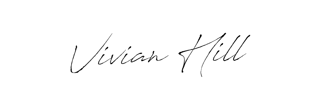 Once you've used our free online signature maker to create your best signature Antro_Vectra style, it's time to enjoy all of the benefits that Vivian Hill name signing documents. Vivian Hill signature style 6 images and pictures png