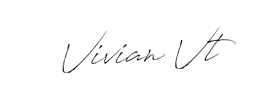 The best way (Antro_Vectra) to make a short signature is to pick only two or three words in your name. The name Vivian Vt include a total of six letters. For converting this name. Vivian Vt signature style 6 images and pictures png