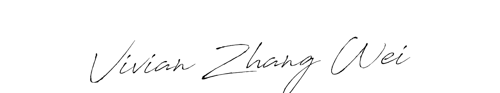 Also You can easily find your signature by using the search form. We will create Vivian Zhang Wei name handwritten signature images for you free of cost using Antro_Vectra sign style. Vivian Zhang Wei signature style 6 images and pictures png