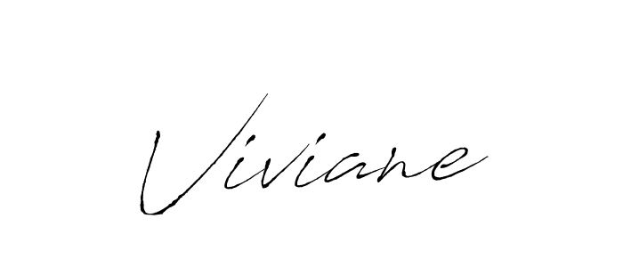 Viviane stylish signature style. Best Handwritten Sign (Antro_Vectra) for my name. Handwritten Signature Collection Ideas for my name Viviane. Viviane signature style 6 images and pictures png