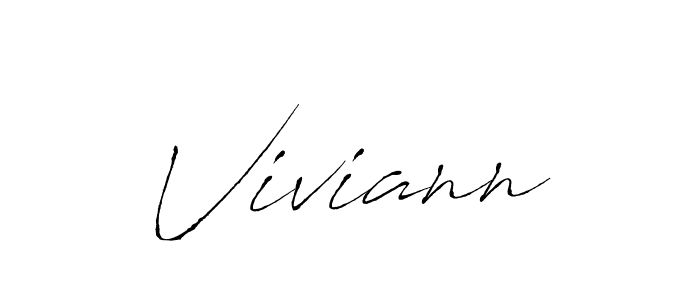 Use a signature maker to create a handwritten signature online. With this signature software, you can design (Antro_Vectra) your own signature for name Viviann. Viviann signature style 6 images and pictures png