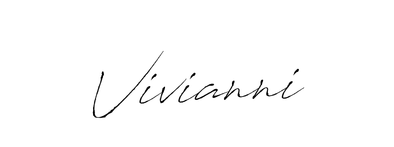 How to make Vivianni signature? Antro_Vectra is a professional autograph style. Create handwritten signature for Vivianni name. Vivianni signature style 6 images and pictures png