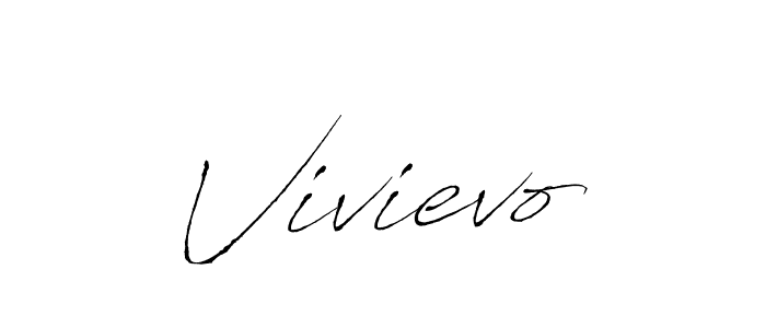 Use a signature maker to create a handwritten signature online. With this signature software, you can design (Antro_Vectra) your own signature for name Vivievo. Vivievo signature style 6 images and pictures png