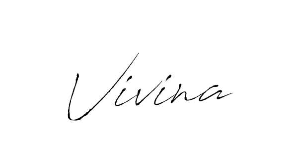 The best way (Antro_Vectra) to make a short signature is to pick only two or three words in your name. The name Vivina include a total of six letters. For converting this name. Vivina signature style 6 images and pictures png