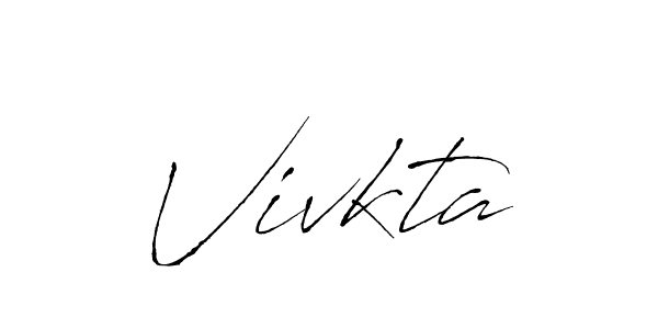 How to make Vivkta name signature. Use Antro_Vectra style for creating short signs online. This is the latest handwritten sign. Vivkta signature style 6 images and pictures png