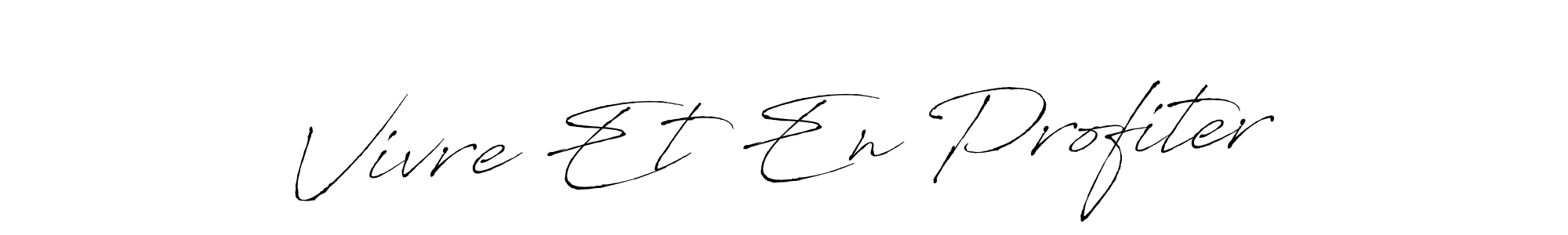 It looks lik you need a new signature style for name Vivre Et En Profiter. Design unique handwritten (Antro_Vectra) signature with our free signature maker in just a few clicks. Vivre Et En Profiter signature style 6 images and pictures png