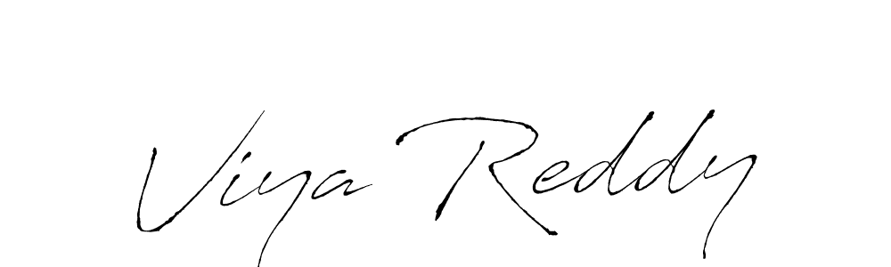 Design your own signature with our free online signature maker. With this signature software, you can create a handwritten (Antro_Vectra) signature for name Viya Reddy. Viya Reddy signature style 6 images and pictures png