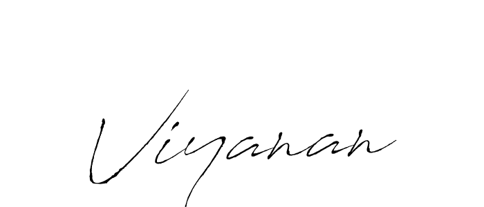 You should practise on your own different ways (Antro_Vectra) to write your name (Viyanan) in signature. don't let someone else do it for you. Viyanan signature style 6 images and pictures png