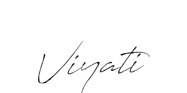 Create a beautiful signature design for name Viyati. With this signature (Antro_Vectra) fonts, you can make a handwritten signature for free. Viyati signature style 6 images and pictures png