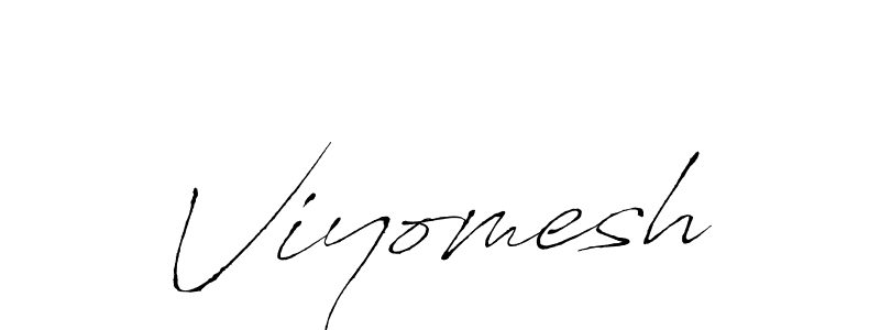 Create a beautiful signature design for name Viyomesh. With this signature (Antro_Vectra) fonts, you can make a handwritten signature for free. Viyomesh signature style 6 images and pictures png