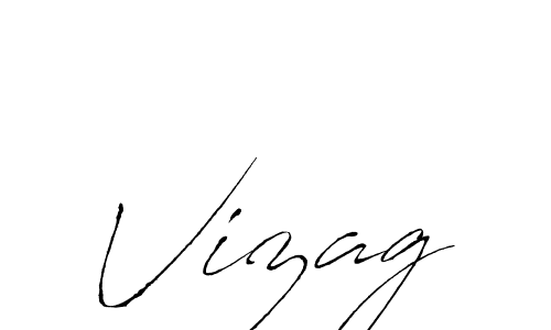 Vizag stylish signature style. Best Handwritten Sign (Antro_Vectra) for my name. Handwritten Signature Collection Ideas for my name Vizag. Vizag signature style 6 images and pictures png