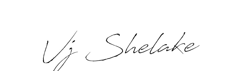 Also we have Vj Shelake name is the best signature style. Create professional handwritten signature collection using Antro_Vectra autograph style. Vj Shelake signature style 6 images and pictures png