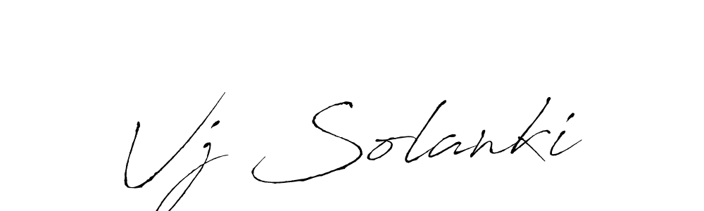 Also we have Vj Solanki name is the best signature style. Create professional handwritten signature collection using Antro_Vectra autograph style. Vj Solanki signature style 6 images and pictures png