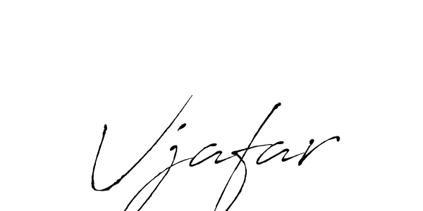 Create a beautiful signature design for name Vjafar. With this signature (Antro_Vectra) fonts, you can make a handwritten signature for free. Vjafar signature style 6 images and pictures png