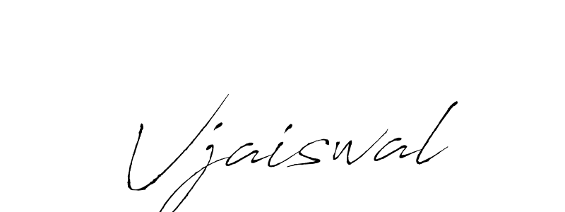 Design your own signature with our free online signature maker. With this signature software, you can create a handwritten (Antro_Vectra) signature for name Vjaiswal. Vjaiswal signature style 6 images and pictures png