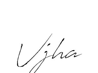 Make a beautiful signature design for name Vjha. Use this online signature maker to create a handwritten signature for free. Vjha signature style 6 images and pictures png