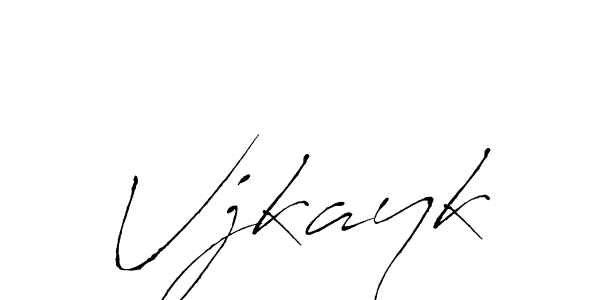 The best way (Antro_Vectra) to make a short signature is to pick only two or three words in your name. The name Vjkayk include a total of six letters. For converting this name. Vjkayk signature style 6 images and pictures png